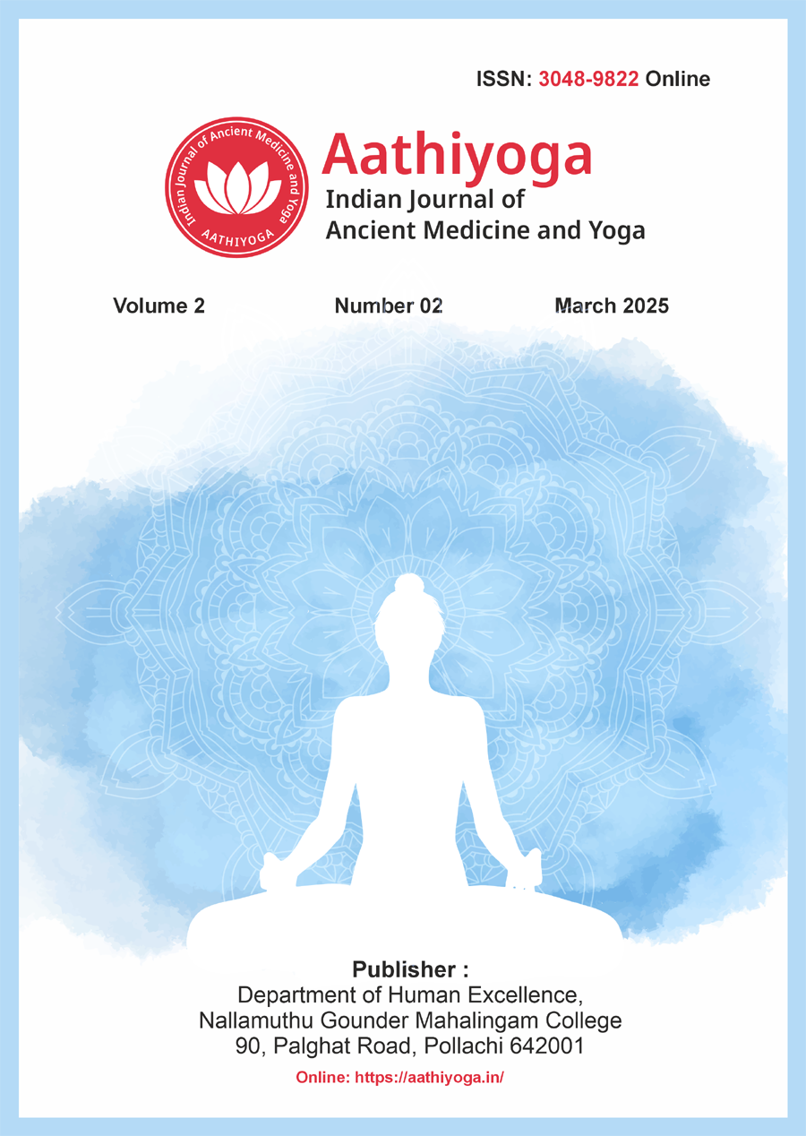 					View Vol. 2 No. 02 (2025): AATHIYOGA March 2025 Issue
				